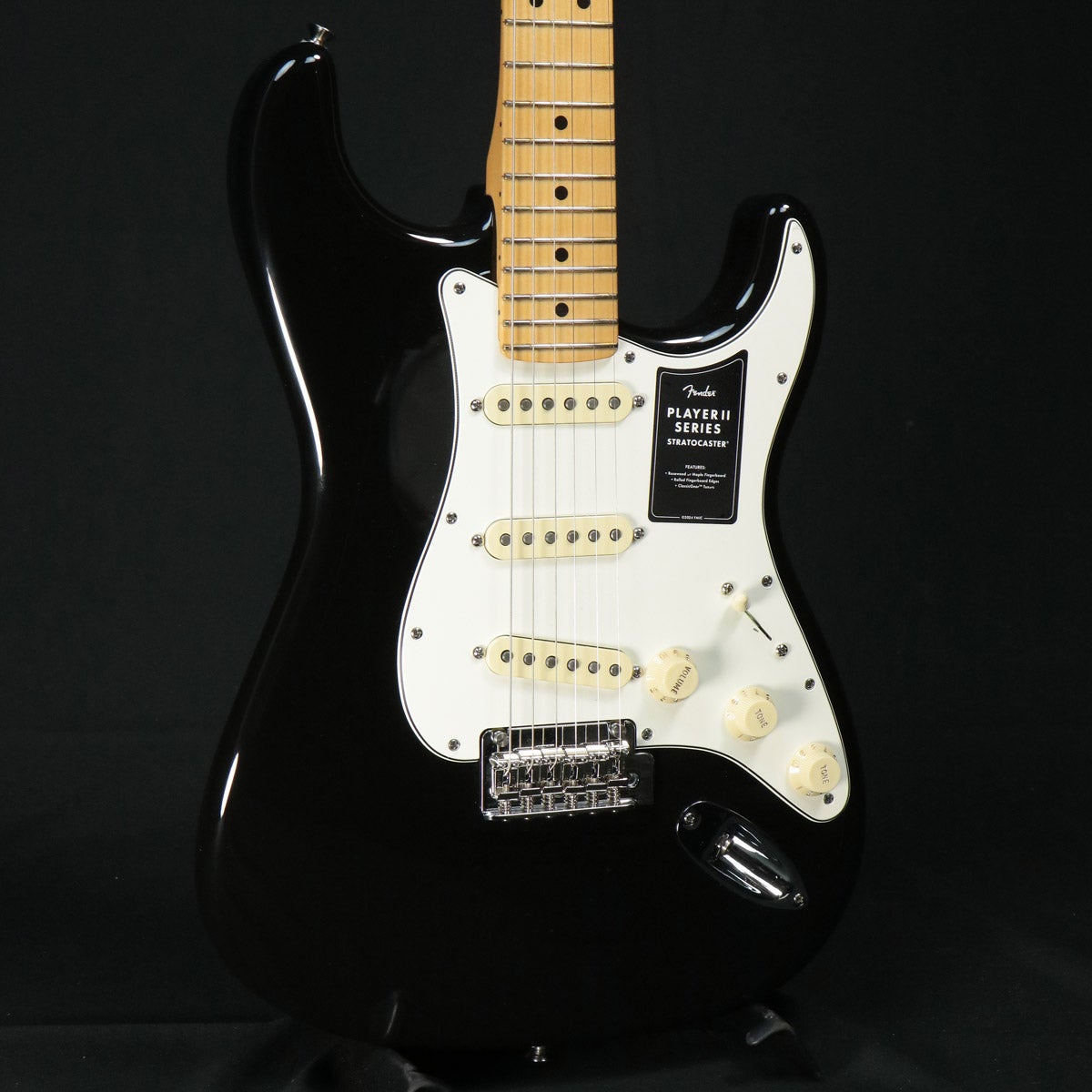 Fender Mexicoブラック Fender Mexico / Player II Stratocaster Maple Black 【S/N