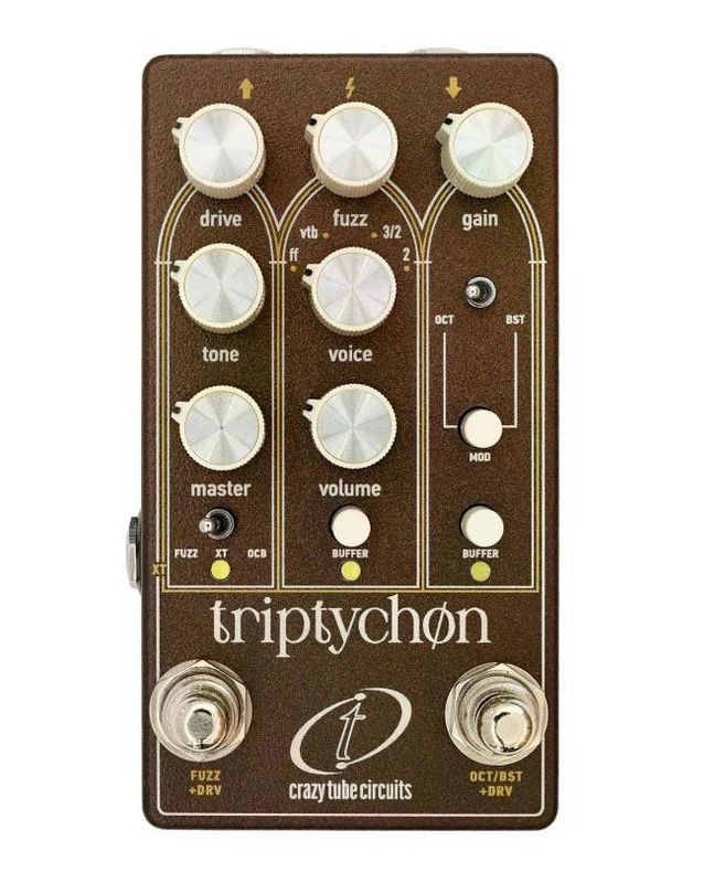 新製品】 Crazy Tube Circuits / Triptychon AMP IN A BOX/FUZZ