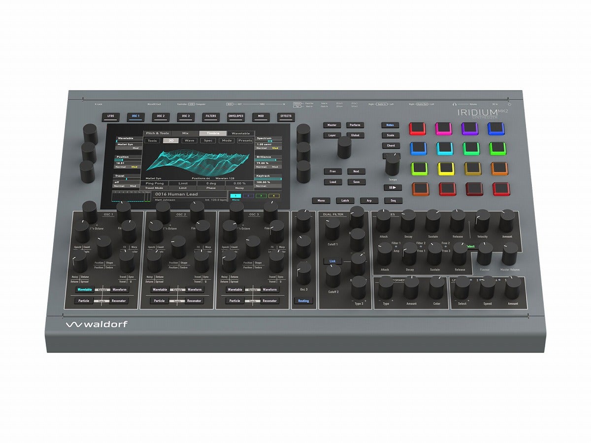waldorf ウォルドルフ / Iridium MK2 16-voice Polyphonic 4 Layers