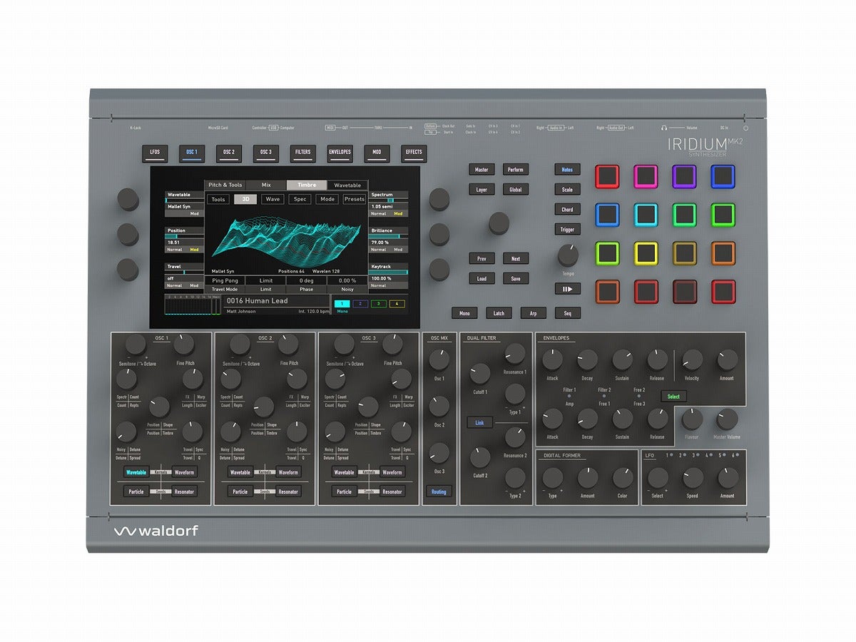 waldorf ウォルドルフ / Iridium MK2 16-voice Polyphonic 4 Layers