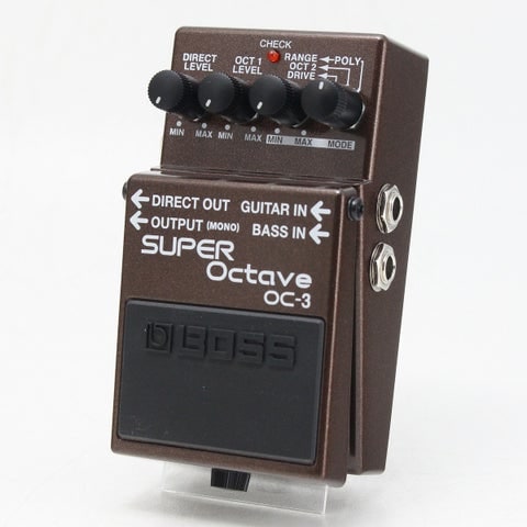 BOSS OC-3 オクターバー BOSS OC-3の使い方や特徴などを解説レビュー。初心者にもおすすめの