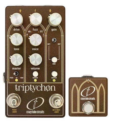 新製品】 Crazy Tube Circuits / Triptychon AMP IN A BOX/FUZZ 【新宿