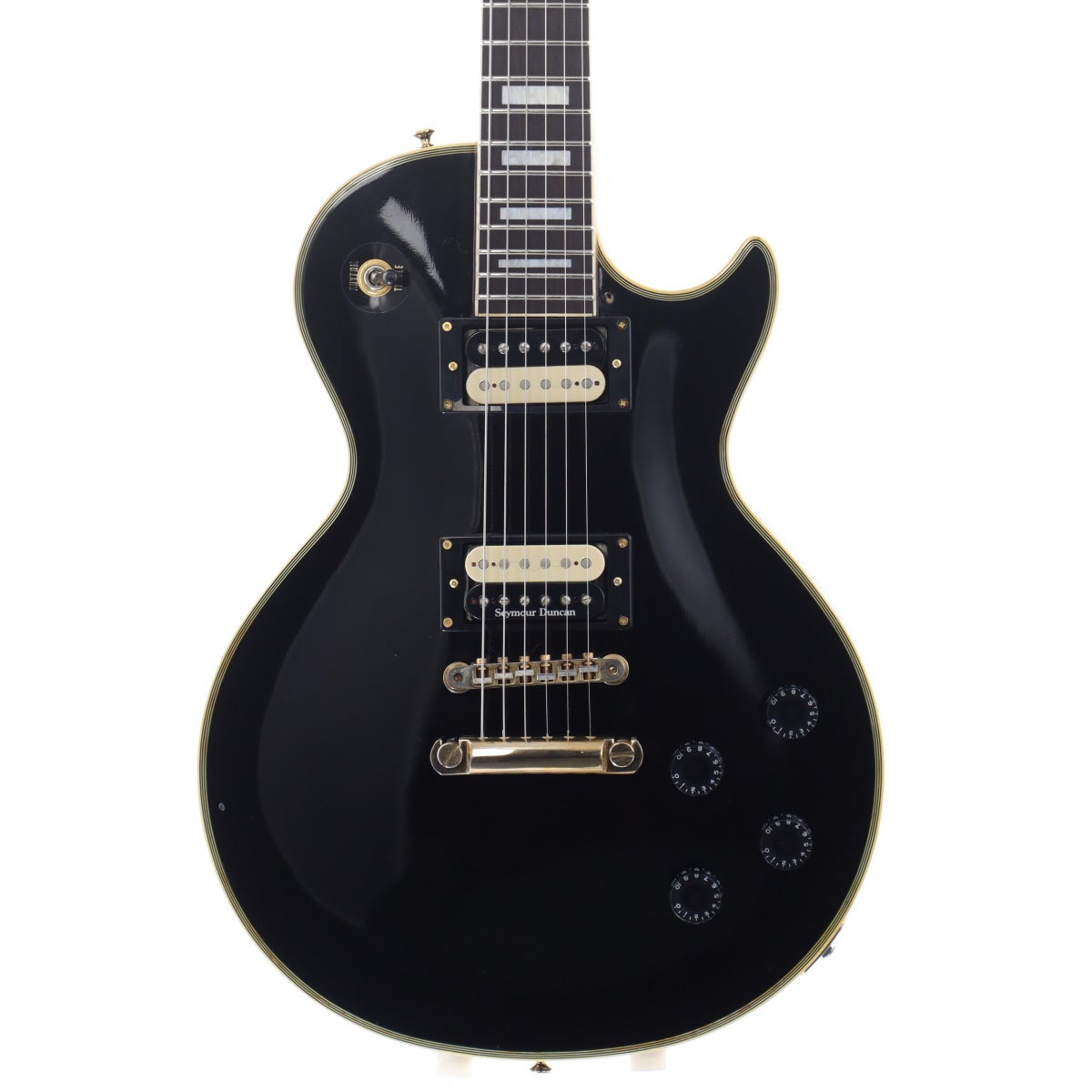 Orville LPC-75 1996年製 美品 レスポールカスタム メンテ済 中古】Orville / LPC-75 Mod Ebony 【梅田店】 | レスポールタイプ