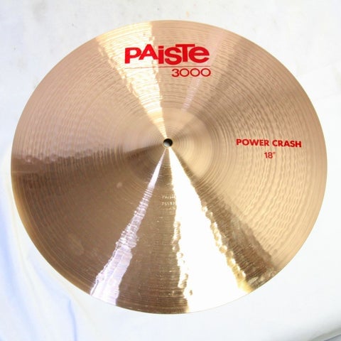 中古】PAISTE / 3000Series Power Crash 18インチ 1698g パイステ