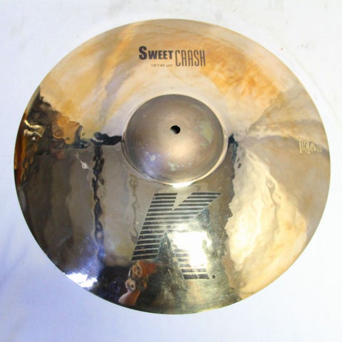 【中古】ZILDJIAN / K Sweet Crash 18インチ 1290g Brilliant ブリリアント仕上げ 【池袋店】
