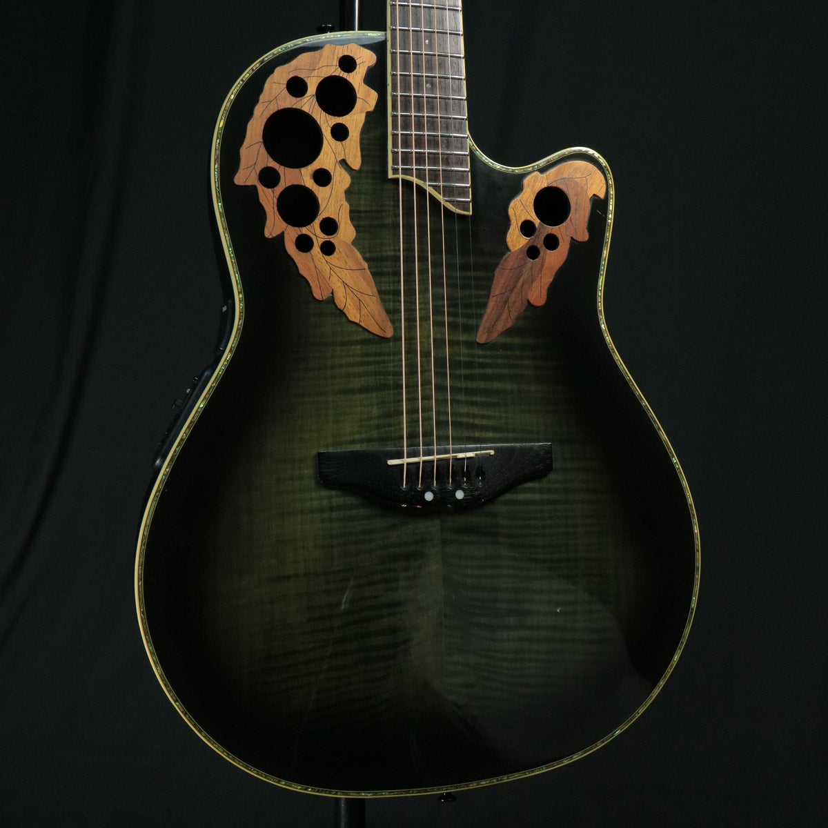 中古】Celebrity / CC48 Transparent Black Burst Flame 【名古屋栄店