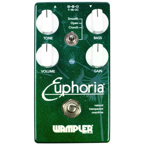 《購入特典有り》Wampler Pedals / Euphoria Overdrive オーバードライブペダル ワンプラーペダル【国内正規品】