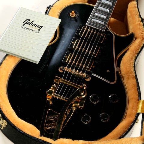 Gibson Custom / Gibson Custom / Murphy Lab 1957 Les Paul Custom Reissue 3PU w/Bigsby Light Aged Ebony 【渋谷店】
