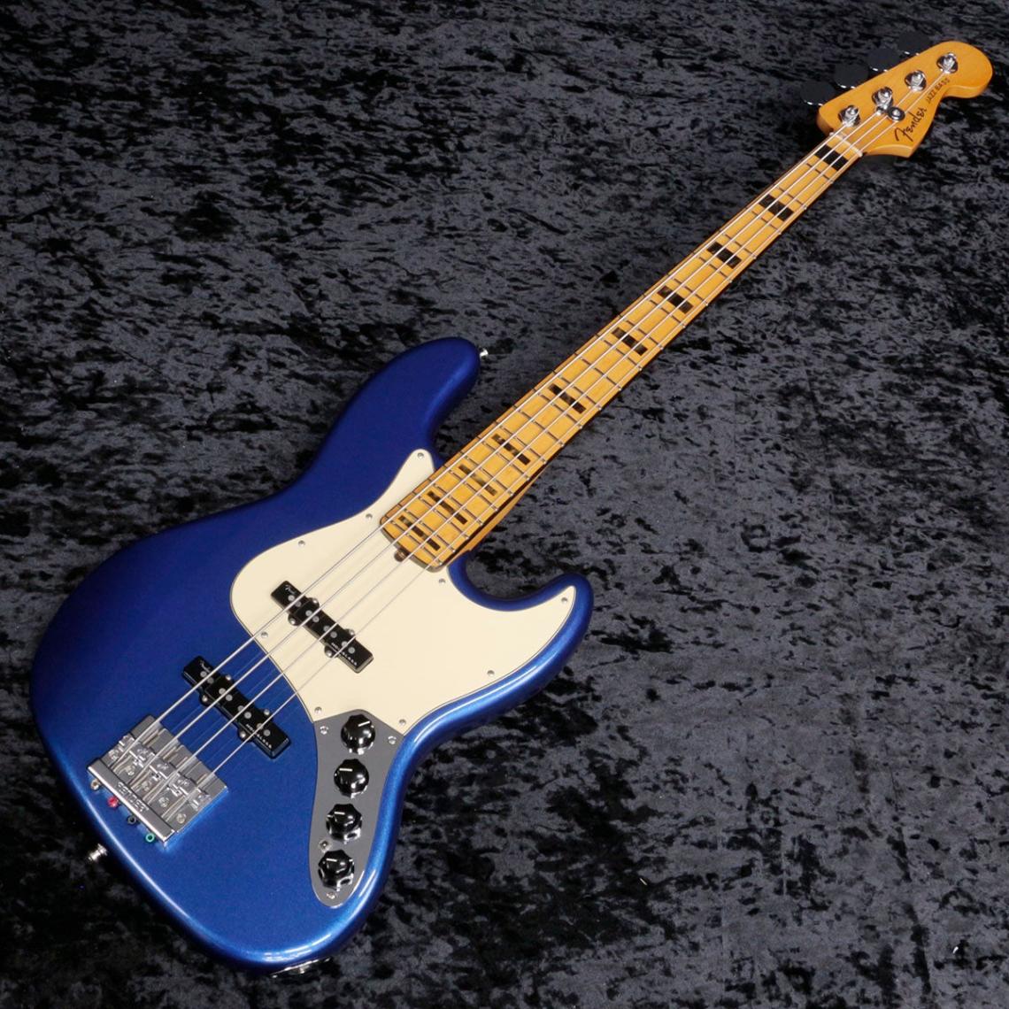 中古】FENDER USA / American Ultra Jazz Bass Maple Cobra Blue【新宿