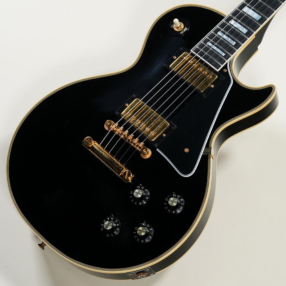 2006年製Epiphone Les Paul Custom ネック折れ補修済 ネックが完全に折れたギターをボリュートで強度を上げ修復し綺麗にしま