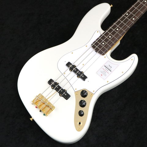 Fender / MIJ Traditional 2025 Collection 60s Jazz Bass Rosewood White Pearl (重量:3.54kg) 【御茶ノ水本店】