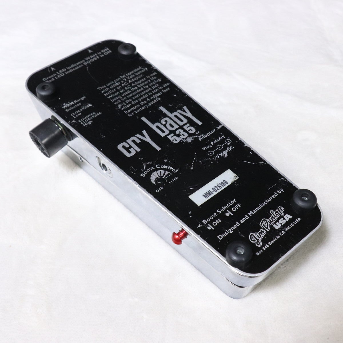 中古】Jim Dunlop / Cry Baby CB535 Chrome 【梅田店】 | ワウペダル