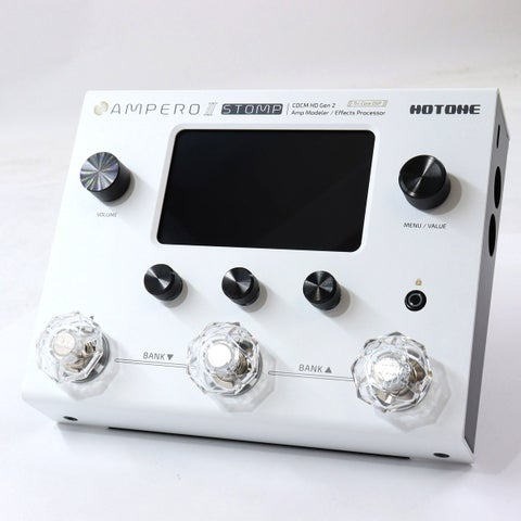 HOTONE AMPERO Ⅱ PRESS 中古美品+極性反転ケーブル付き！ 中古】HOTONE / Ampero II Stomp 【池袋店】 | ギタープリアンプ