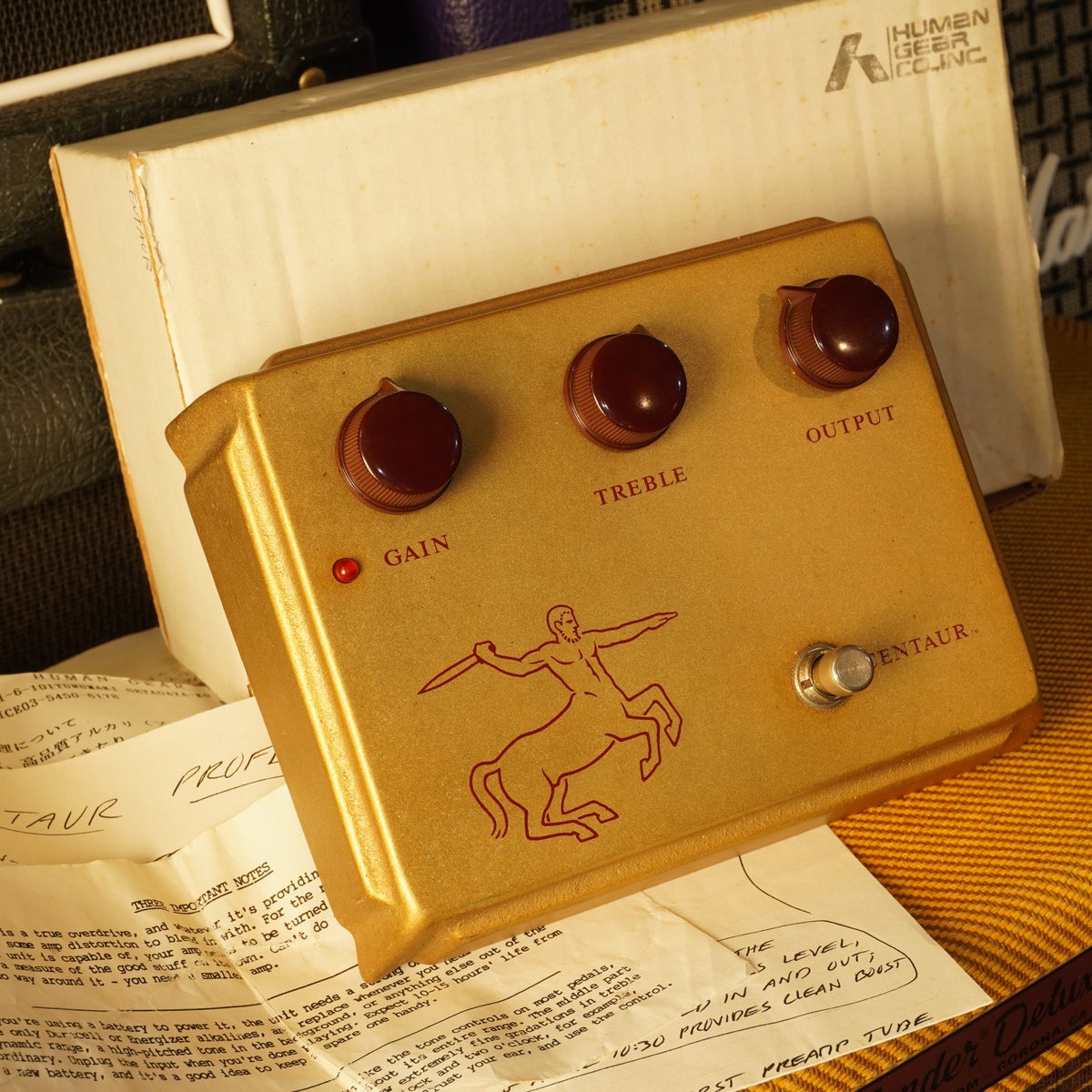 中古】KLON / CENTAUR Professional Overdrive -1999- Gold Short Tail