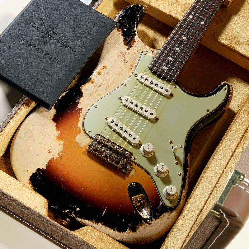 Fender Custom Shop / Master Built 1961 Stratocaster Super Heavy Relic Wide Black 3 Color Sunburst by Levi Perry 【渋谷店】