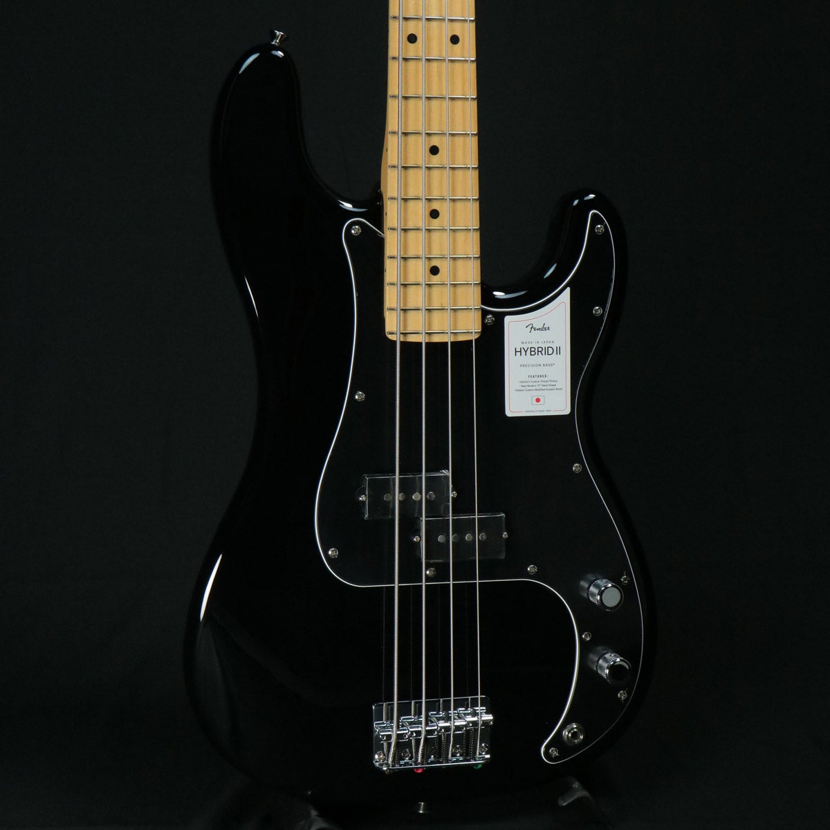 Fender / Made in Japan Hybrid II Precision Bass Black Maple 【S/N