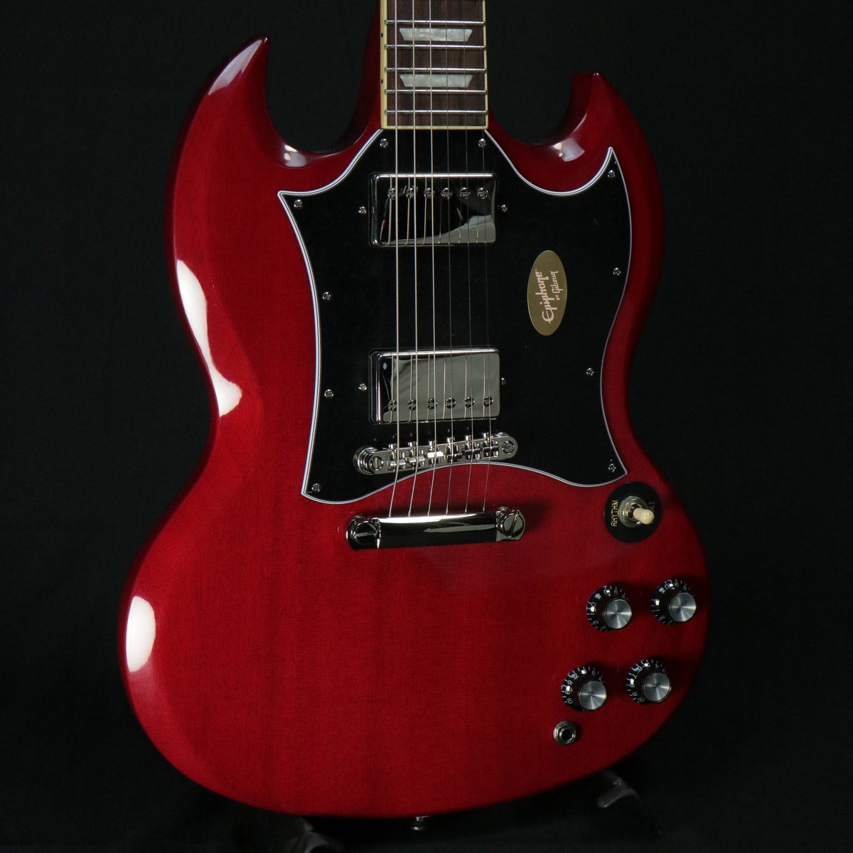 Epiphone/SG/チェリーレッド/セットネック Epiphone SG Standard Cherry エレキギター初心者14点セット 【充電式
