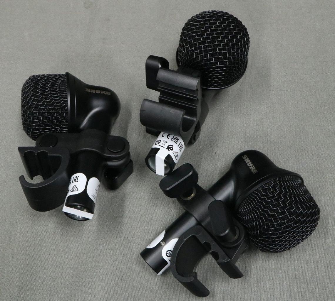 ナインマイクロフォンズ 小物3点セット 中古】 SHURE / Nexadyne 6 タム/スネアマイクロフォン 3本セット NXN6