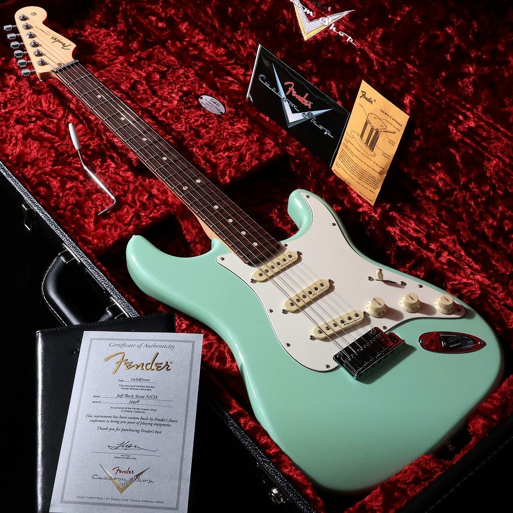 中古】Fender Custom Shop / Jeff Beck Stratocaster NOS Surf Green