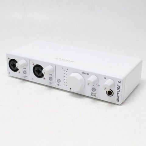 ARTURIA オーディオインターフェイス ホワイト ARTURIA MINIFUSE 1 (ホワイト) オーディオインターフェイス 1イン/2