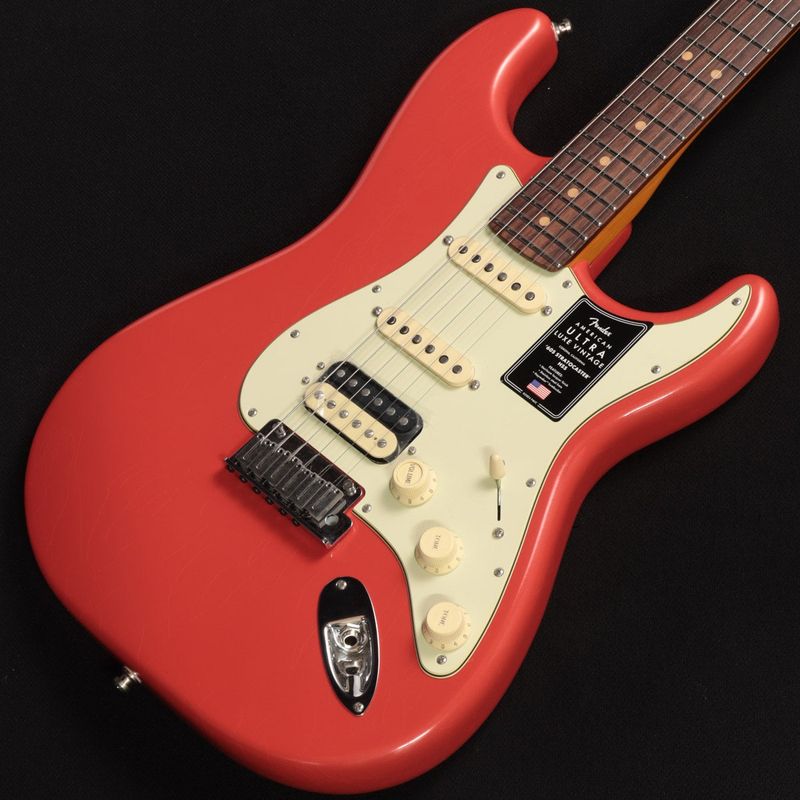 Fender / American Ultra Luxe '60s Stratocaster HSS Fiesta Red ≪S