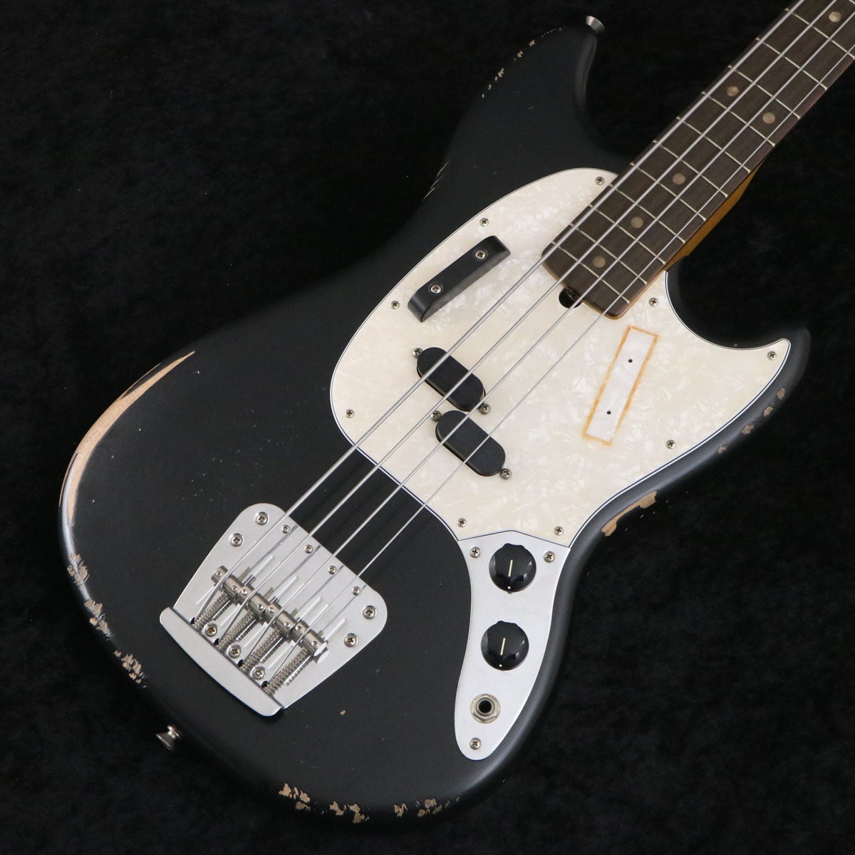 FENDER MEXICO / JMJ Road Worn Mustang Bass Black (重量:3.53kg