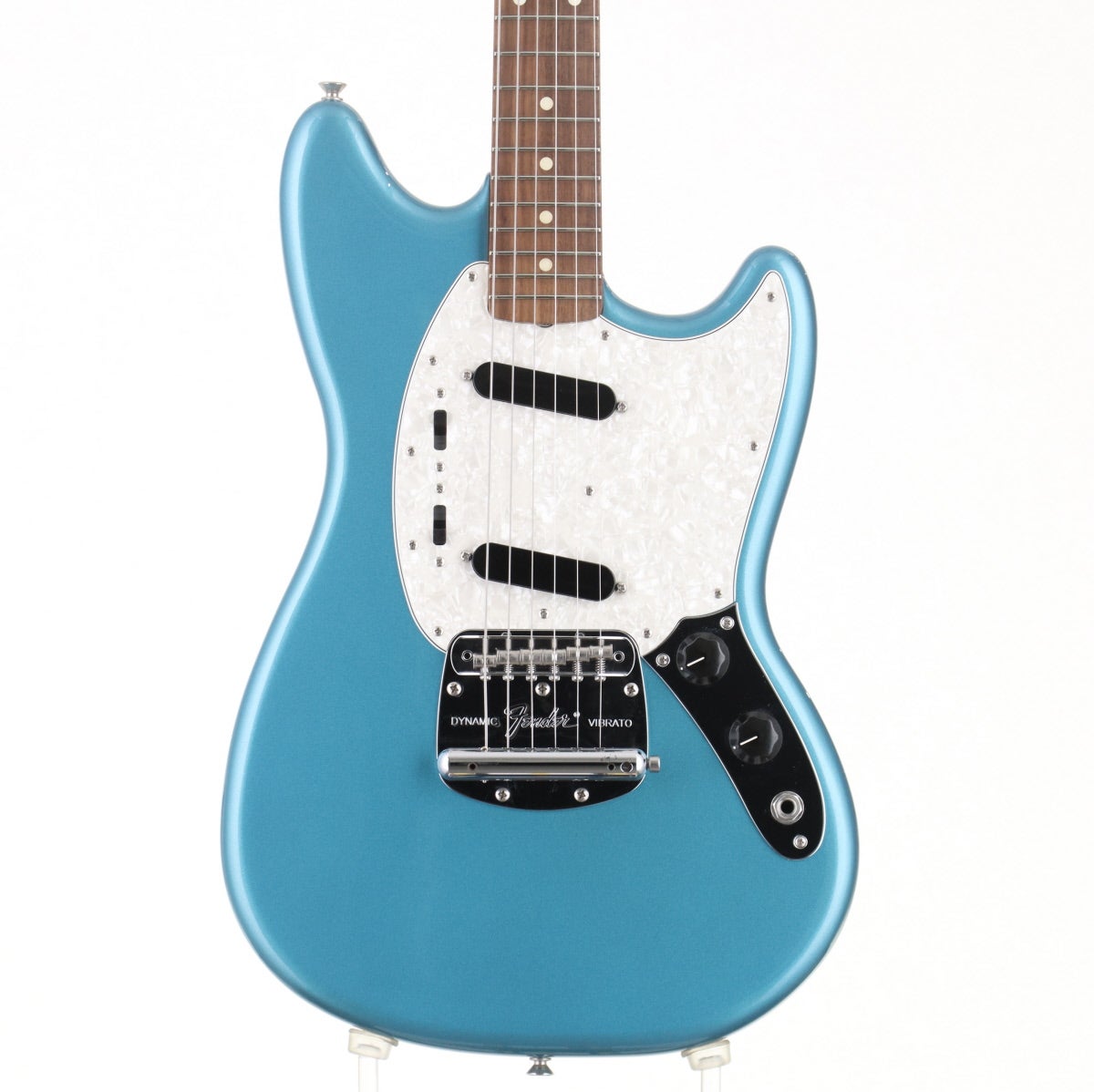 mustang fender mexico 変色したシルバーエレキギター 中古】FENDER MEXICO / Vintera 60s Mustang Pau Ferro Lake Placid