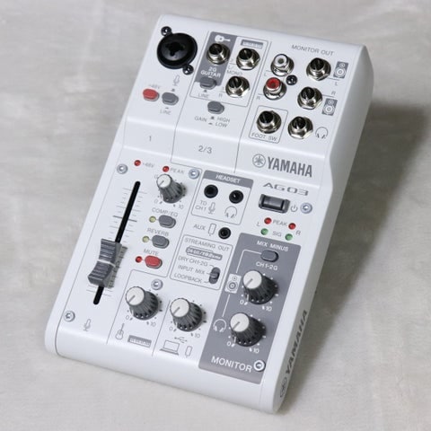 中古】YAMAHA / AG03MK2 Live Streaming Mixer 【梅田店】 | アナログ