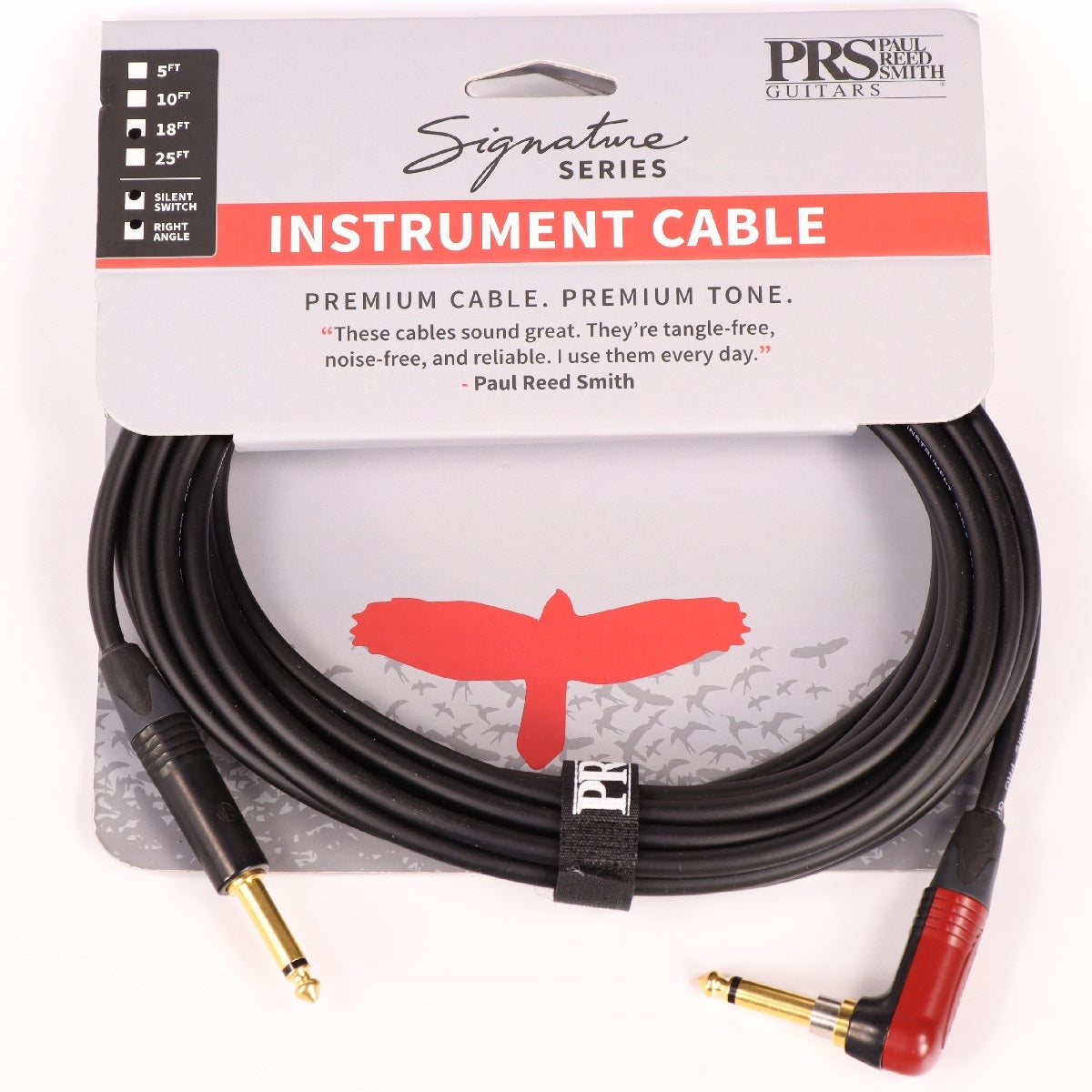 Paul Reed Smith (PRS) / Signature Instrument Cable - Angle/Silent