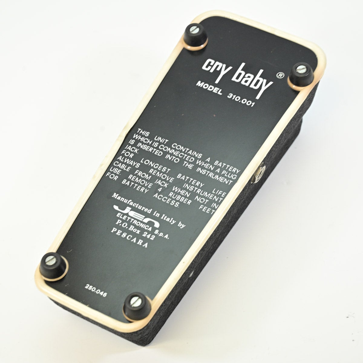 ビンテージ JEN cry baby ワウペダル　イタリア製　赤FASEL 中古】JEN / Cry Baby 赤Faselインダクタ ワウペダル 【値下げ