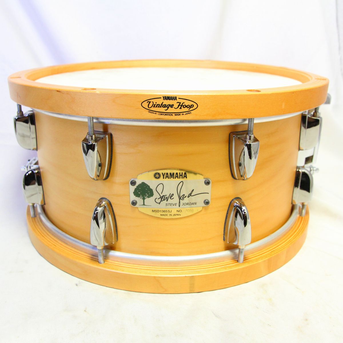 中古】YAMAHA / MSD1365SJ 13x6.5 w/Wood Hoop Steve Jordan Signeture