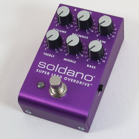 中古】SOLDANO / SLO Super Lead Overdrive Pedal Purple Anodized