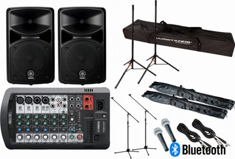 YAMAHA / STAGEPAS 400BT スピーカースタンド2本＆マイク＆マイクスタンドセット【渋谷店】