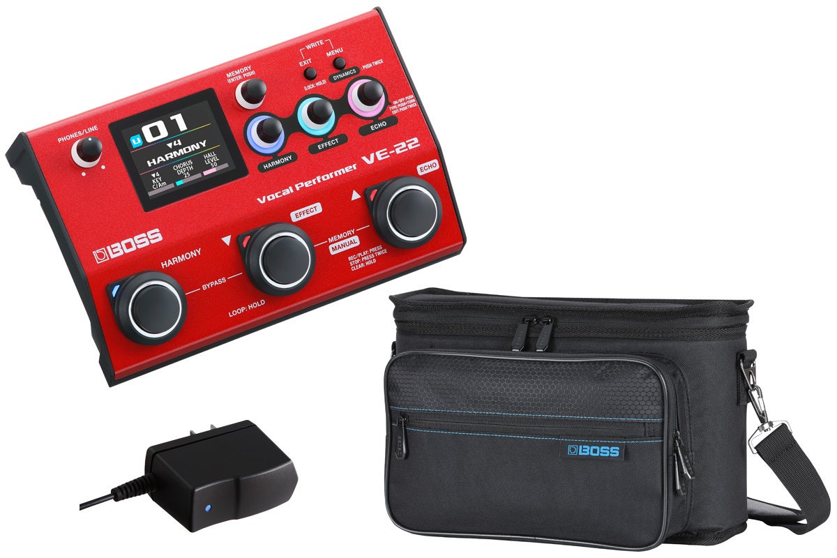 BOSS / VE-22 専用バッグ(CB-VE22)＆ACアダプター(PSA-100S)セット