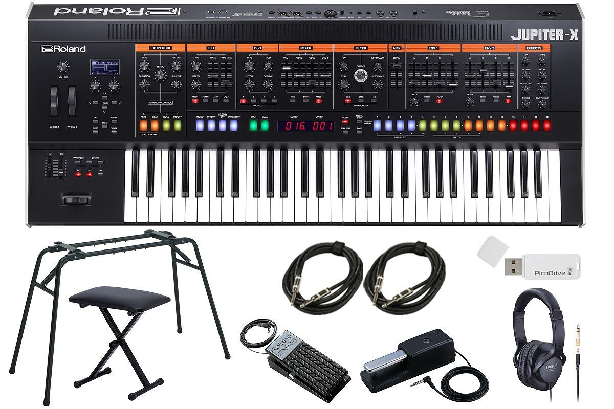 Roland JUPITER-X 61鍵シンセサイザー Roland / JUPITER-X コンプリートセット【渋谷店】 | ～61鍵盤