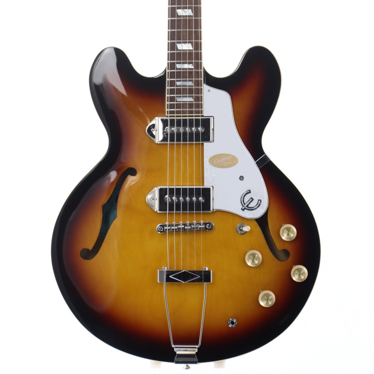 y*3様 中古 Epihone Casino サンバースト レフティ　重要事項追 中古】Epiphone / Casino Vintage Sunburst 【梅田店】 | フルアコ