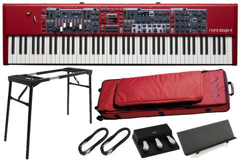 nord / Nord Stage 4 88 純正ケース＆3本ペダル＆スタンドセット【渋谷