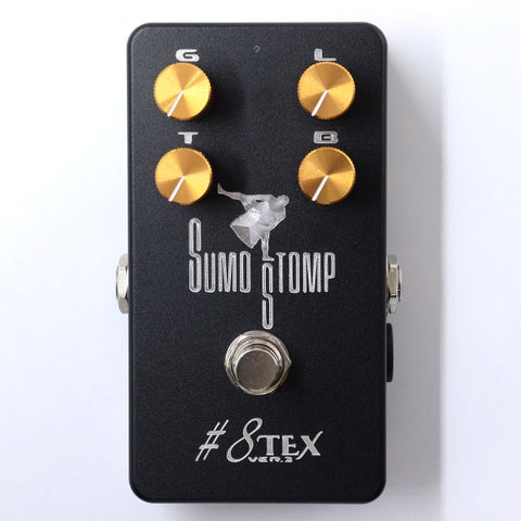 SUMO STOMP TEX LIMITED 完動品 元箱アリ4/51 新製品】 SUMO STOMP / ＃8TEX Ver.3 オーバードライブ スモウストンプ