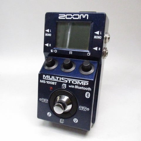 ZOOM MULTI STOMP with Bluetooth MS-100BT ZOOM MULTI STOMP with
