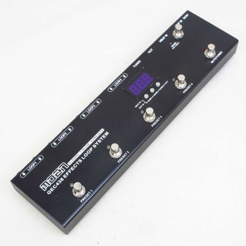 G68ジャンク品！Moen ギター エフェクト スイッチャー 中古】MOEN / GEC438 Guitar Effects Commander スイッチングシステム
