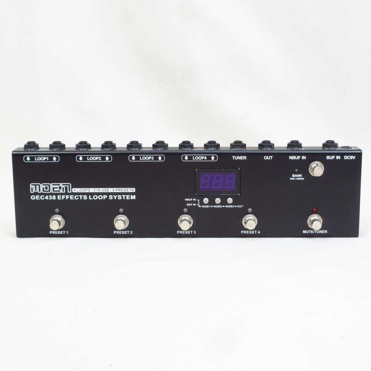 中古】MOEN / GEC438 Guitar Effects Commander スイッチングシステム