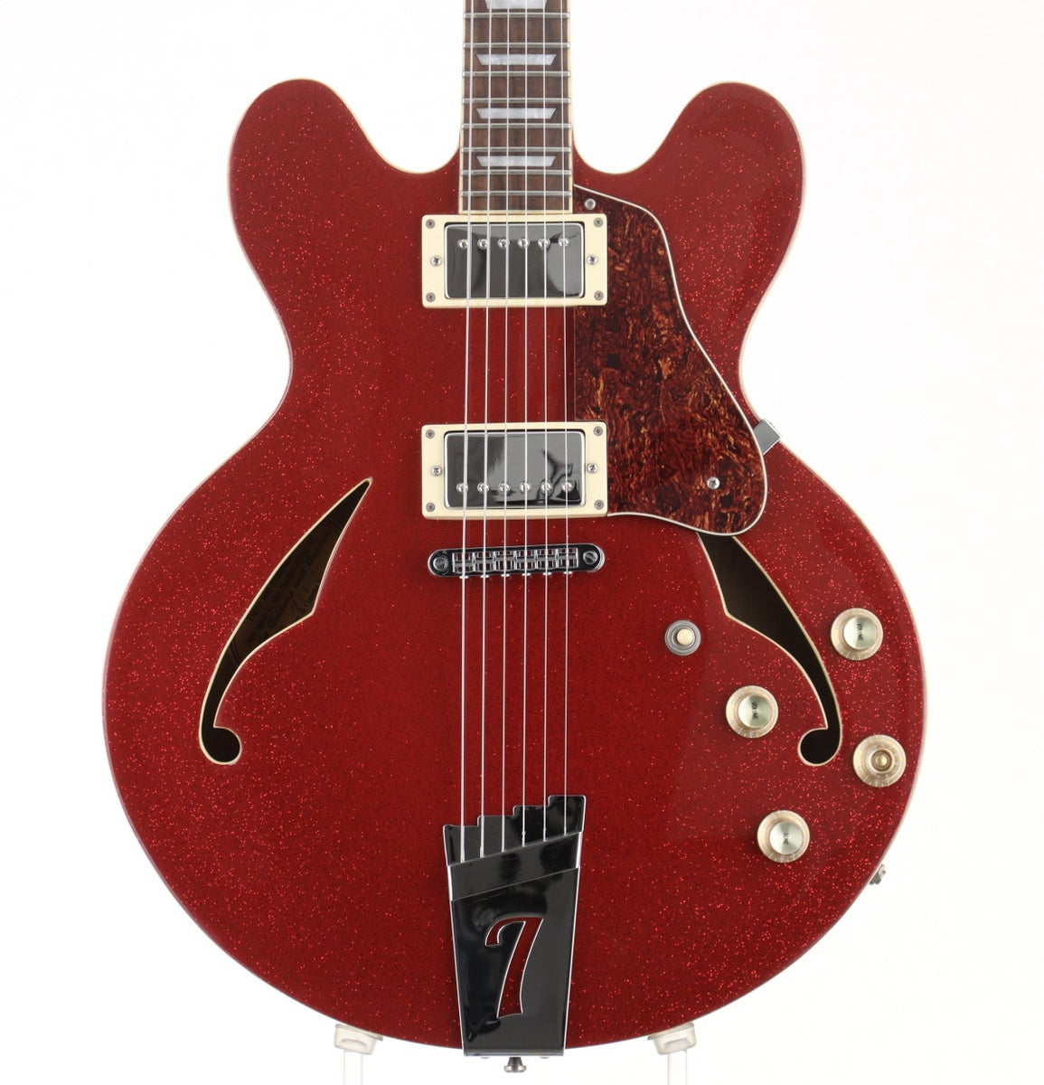 Italia guitar Lusso 調整メンテナンス済み 中古】ITALIA GUITARS / Lusso Red Sparkle 【福岡店】 | セミアコ