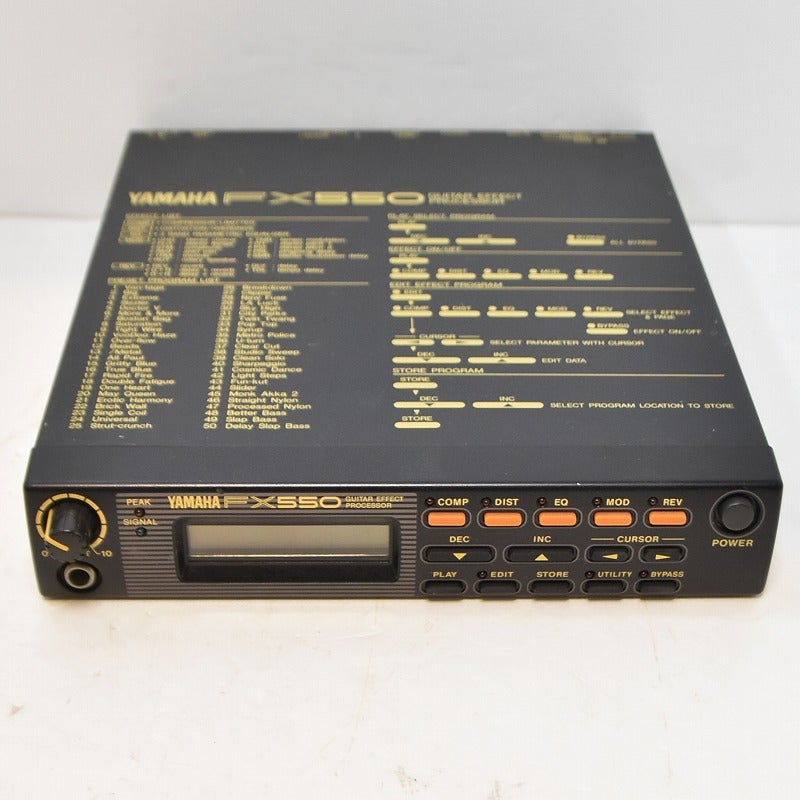 YAMAHA FX550 ギターエフェクトプロセッサー　マルチエフェクター 中古】YAMAHA / FX-550 Multi-effects 【心斎橋店】【値下げ