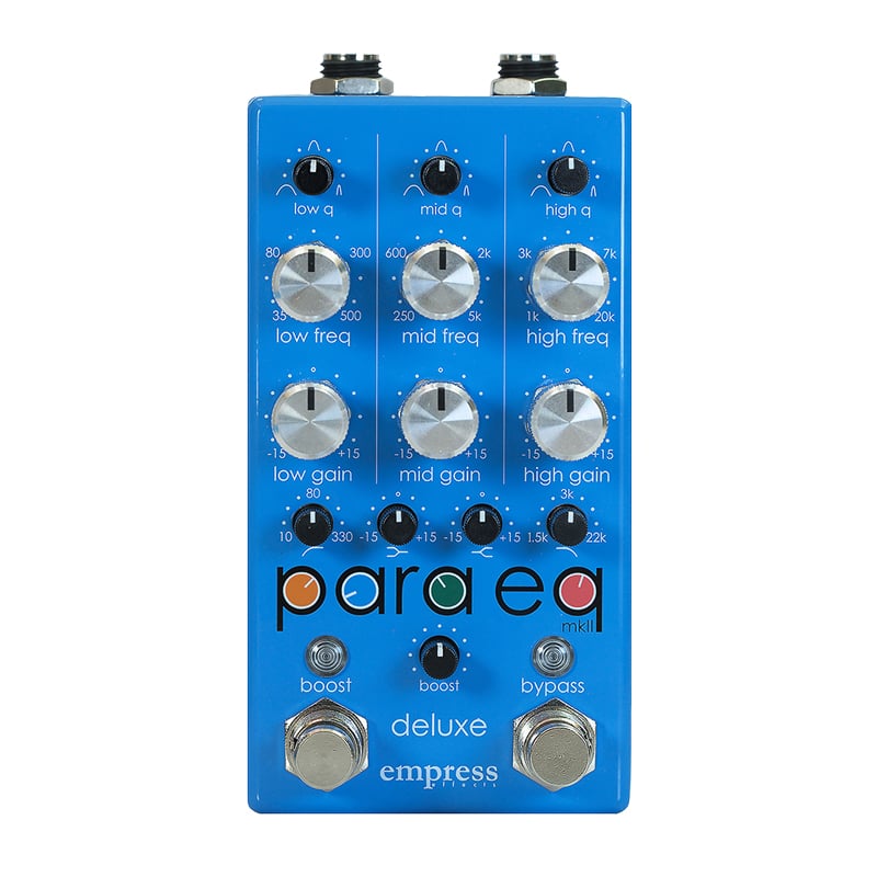 Empress Effects / ParaEQ MKII Deluxe EQ w/Boost Pedal (Deluxe