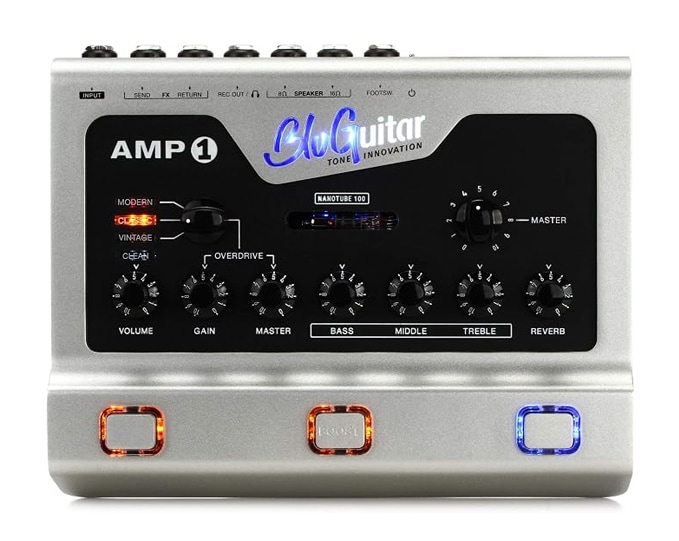 [ペダル型ギターアンプヘッド/超軽量1.2kg]  BluGuitar / AMP1 Mercury Edition ギターアンプ ペダル型ギターアンプヘッド ブルギター【国内正規品】
