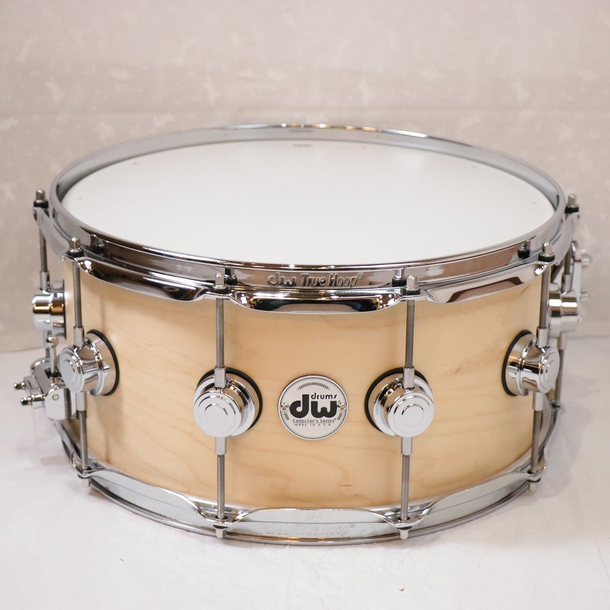 DW / SSC SNARE SO NATURAL, CR HW 14×6.5 スネアドラム 【S/N 1334170