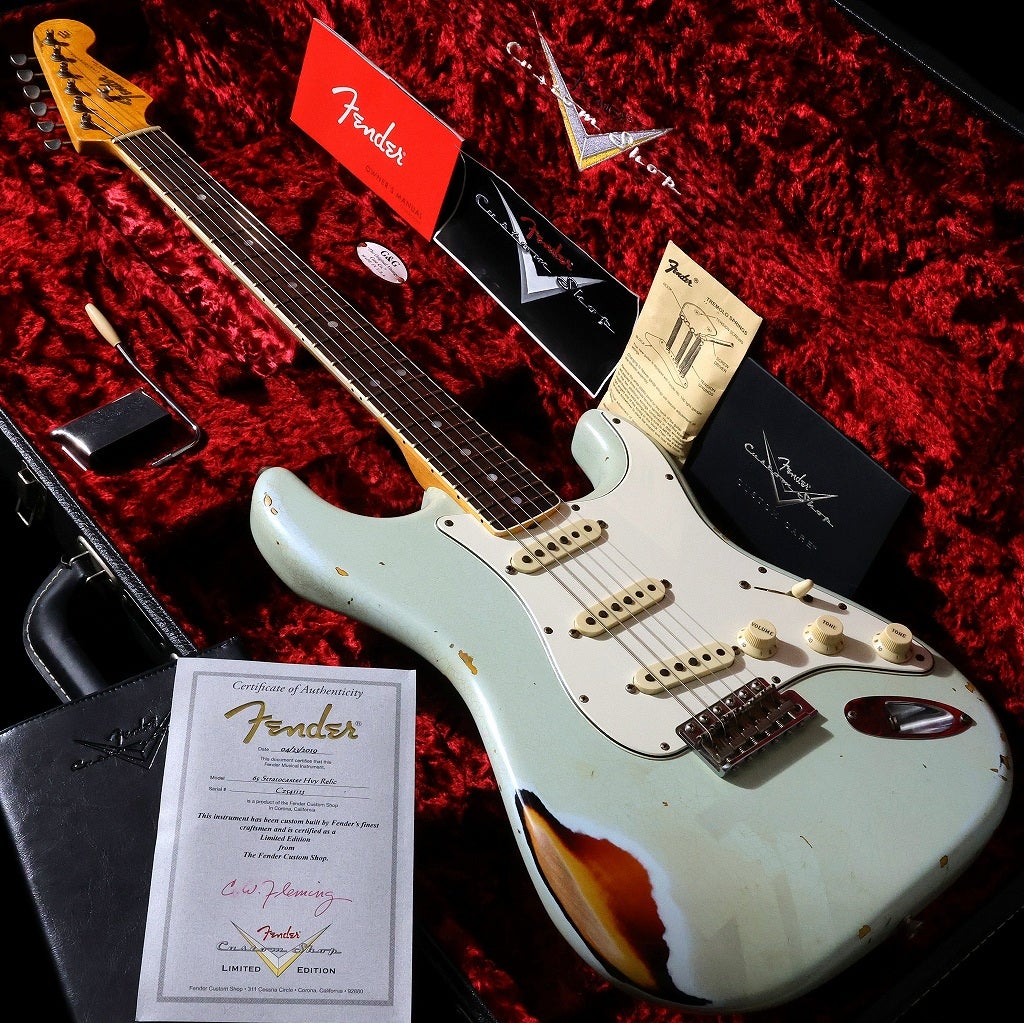 中古】Fender Custom Shop / 1965 Stratocaster Heavy Relic Faded