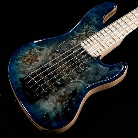 Mayones / Jabba Custom EP 5st Trans Jeans Black 3Tone Blue Burst