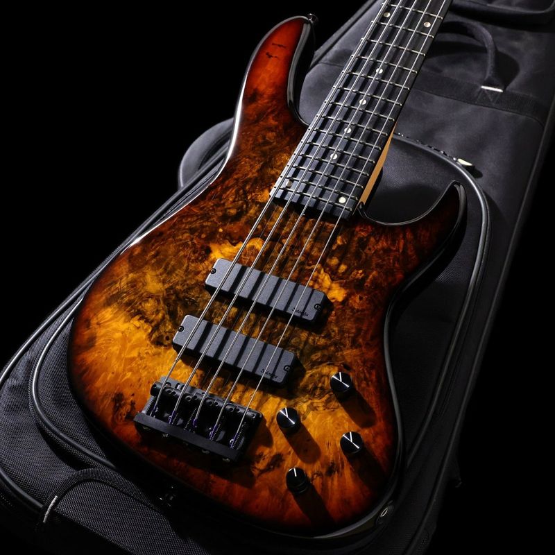 【中古】Sadowsky NYC / 40th Anniversary Custom Bass 5st 24F Mastergrade Buckeye Burl 59 Burst 【御茶ノ水本店】【値下げ】