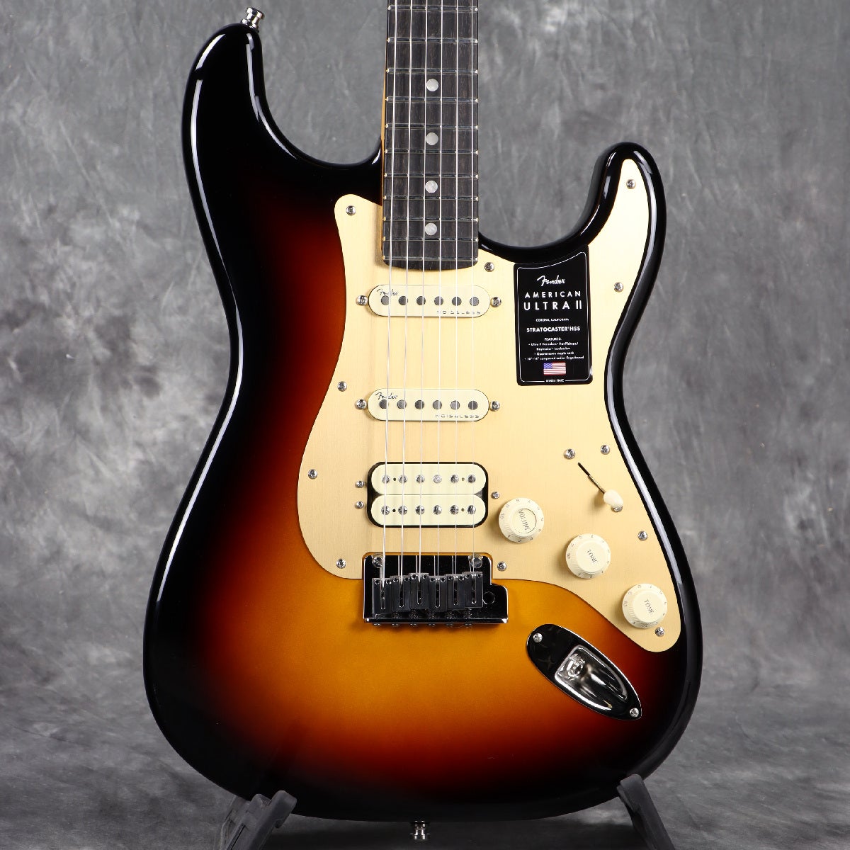 Fender / American Ultra II Stratocaster HSS Ebony Fingerboard
